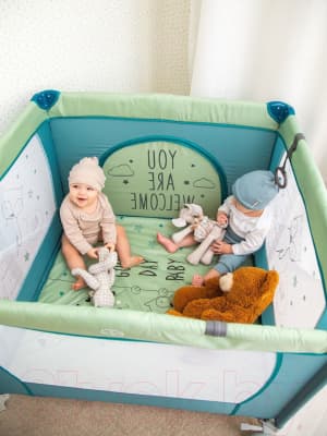 Игровой манеж Amarobaby Walky Good Day Bear 3