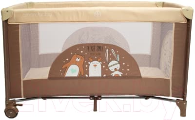 Кровать-манеж Amarobaby Multiform Smile Friends / AMARO-26MSF-Be 2