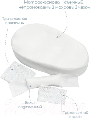 Матрас-кокон Amarobaby Premium Form Звездопад / AMARO-53PFZ-0 4