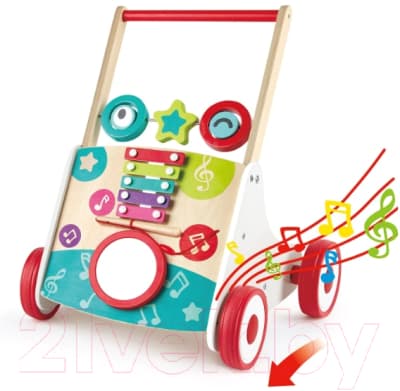 Ходунки-каталка Hape Музыкальный ходунок / E0383-HP 2