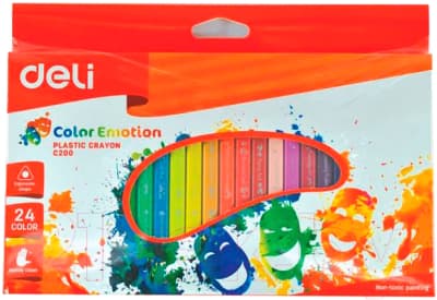 Восковые мелки Deli Color Emotion / С20020