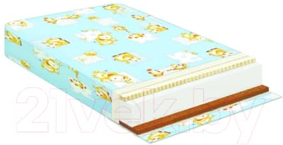 Матрас в кроватку Баюшка Холкон/кокос/латекс 10x60x120 / ХКЛ10 2