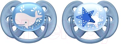 Набор пустышек Philips AVENT Ultra Soft / SCF223/03