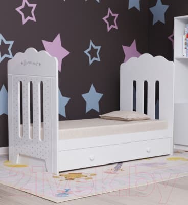 Детская кроватка VDK Bonne маятник и ящик 3