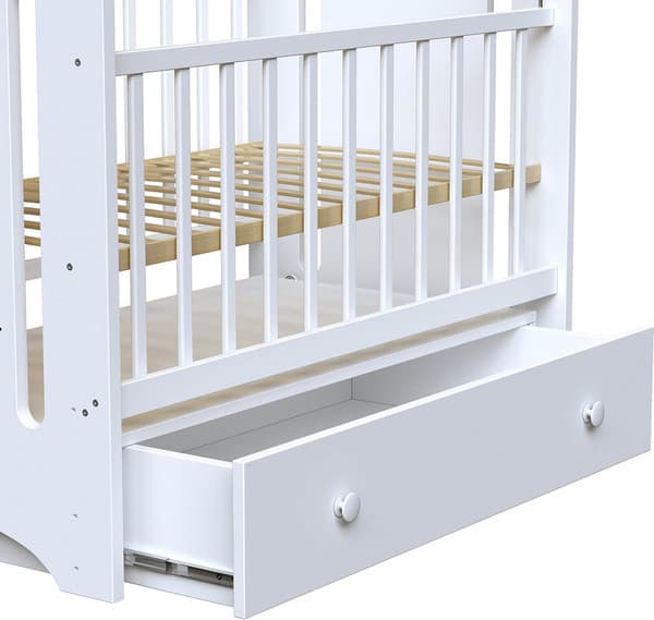 Детская кроватка VDK Dino с маятником и ящиком 4
