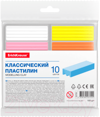 Пластилин Erich Krause Basic / 53755