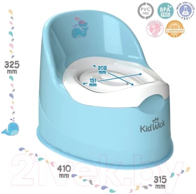 Детский горшок Kidwick Гигант / KW060202 7