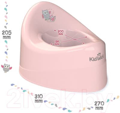 Детский горшок Kidwick Ракушка / KW030301 4
