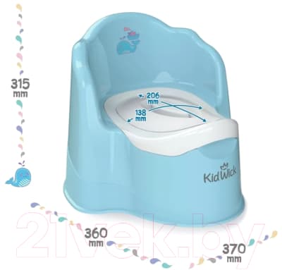 Детский горшок Kidwick Трон / KW070202 5