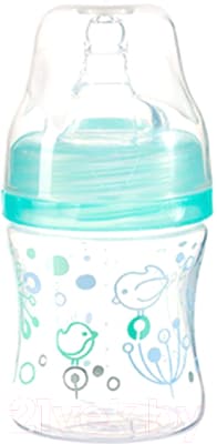 Бутылочка для кормления BabyOno Антиколиковая с широким горлышком / 402