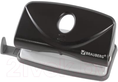 Дырокол Brauberg С линейкой / 222537