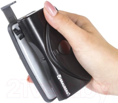 Дырокол Brauberg С линейкой / 222537 7