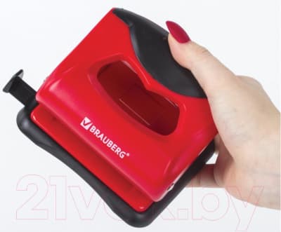 Дырокол Brauberg С линейкой / 228599 7