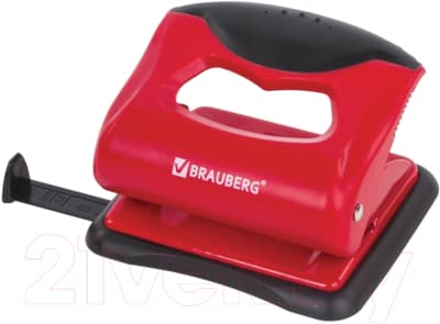 Дырокол Brauberg С линейкой / 228599