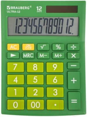 Калькулятор Brauberg ULTRA-12-GN / 250493
