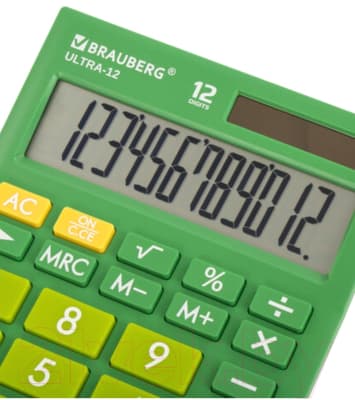 Калькулятор Brauberg ULTRA-12-GN / 250493 4