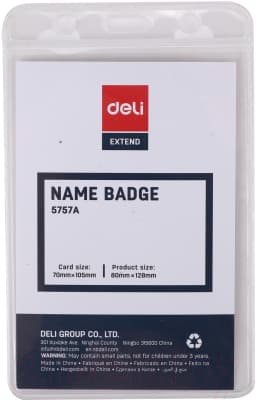 Набор бейджей Deli 5757
