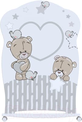 Детская кроватка VDK Forever Friеnds колесо-качалка 2