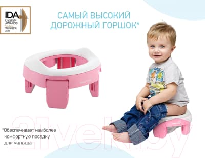Дорожный горшок ROXY-KIDS HandyPotty / HP-250RG 7