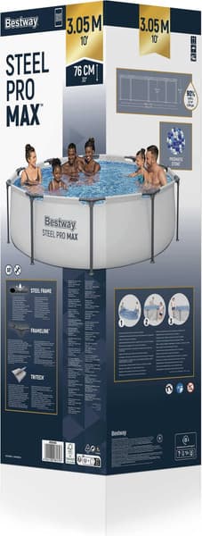Каркасный бассейн Bestway Steel Pro Max 56408 7