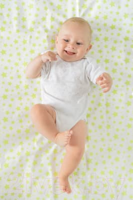 Клеенка детская ROXY-KIDS Фисташковые звезды / R-0074 4