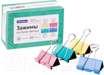 Зажим для бумаги OfficeSpace BCLC41-19362