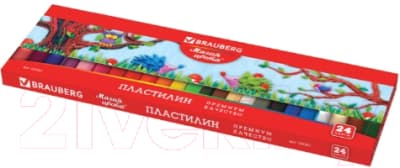 Пластилин Brauberg Магия цвета / 103351