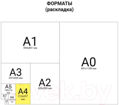 Набор цветного картона Brauberg Тонированный в массе / 124745 4