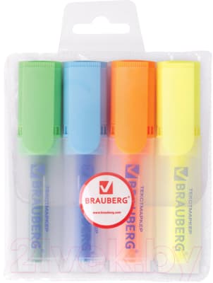 Набор маркеров Brauberg Fluo / 150403