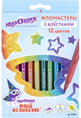 Фломастеры Юнландия Юный волшебник / 151650