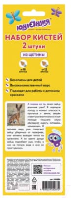 Набор кистей Юнландия Щетина / 200884 2