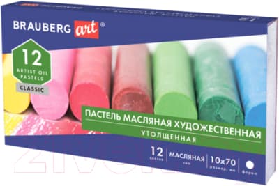 Набор масляной пастели Brauberg Art Classic / 181450 8