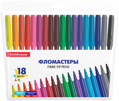 Фломастеры Erich Krause Basic / 53369
