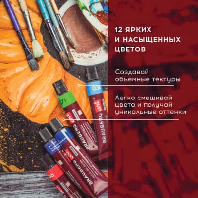 Масляные краски Brauberg Art Premiere / 191455 4