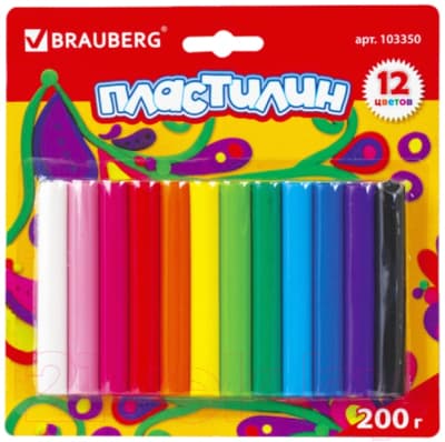 Пластилин Brauberg Классический / 103350