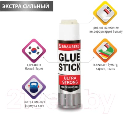 Клей-карандаш Brauberg Ultra Strong / 229546 7