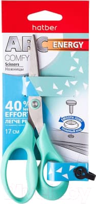 Ножницы канцелярские Hatber Comfy / SC-061321