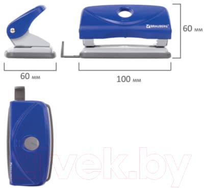 Дырокол Brauberg Original / 227785 5
