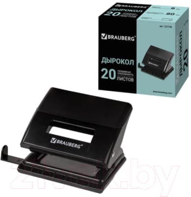 Дырокол Brauberg Black Jack / 227796 4