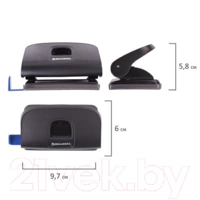 Дырокол Brauberg Extra / 229090 6