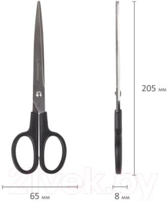 Ножницы канцелярские Brauberg Standard / 237097 10