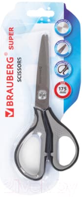 Ножницы канцелярские Brauberg Super / 237295 9