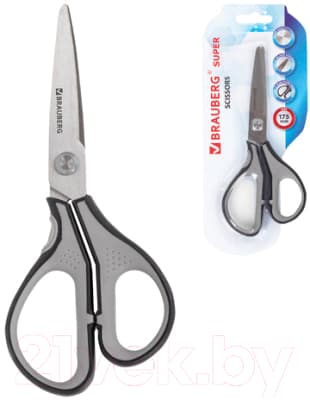 Ножницы канцелярские Brauberg Super / 237295 10