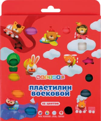 Пластилин восковой Цветик 3241785