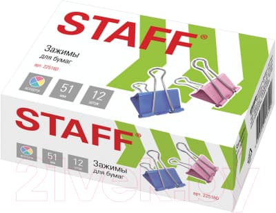 Зажим для бумаги Staff 225160