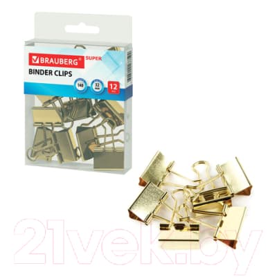 Зажим для бумаги Brauberg 229587 2