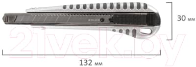 Нож канцелярский Brauberg Metallic / 236971 9