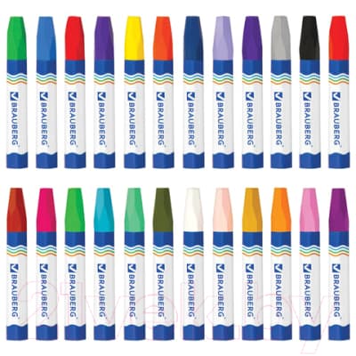 Восковые мелки Brauberg 222972 2