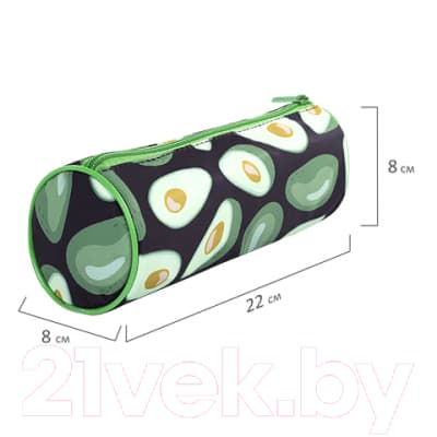 Пенал Brauberg Black Avocado / 270061 5