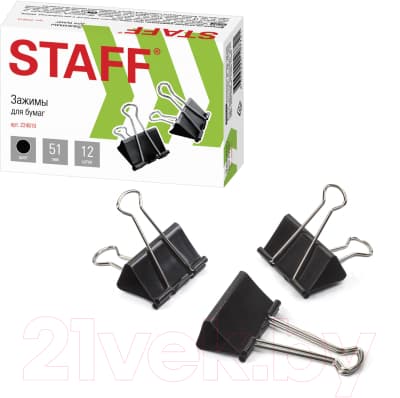 Зажим для бумаги Staff Staff / 224610 2